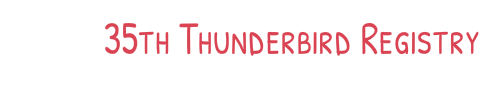 35th Thunderbird Registry